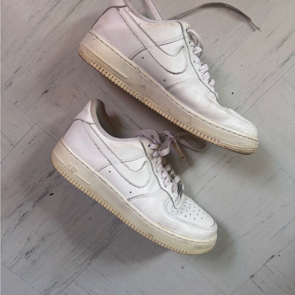 Nike White and Cream Sneakers
